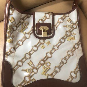 Louis-Vuitton White Charms Musette shoulder bag New 2006 Marc Jacobs Limited Edi